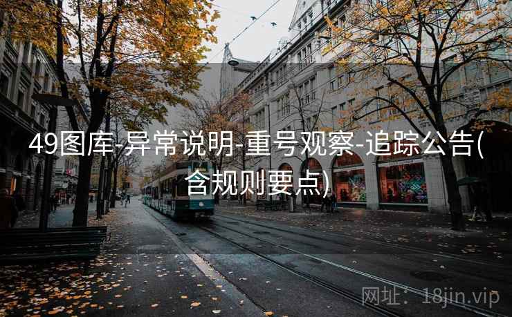 49图库-异常说明-重号观察-追踪公告(含规则要点)