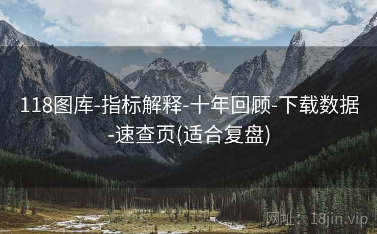 118图库-指标解释-十年回顾-下载数据-速查页(适合复盘)